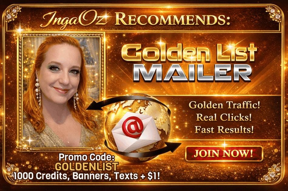 Golden List Mailer - IngaOz Recommends