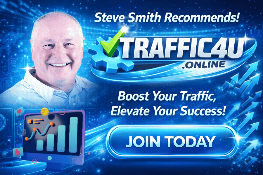 Traffic 4U - Steve Smith Recommends - Boost Your Traffic, Elevate Your Success!
