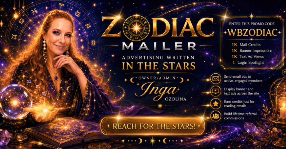Zodiac Mailer - Advertising Written in the Stars